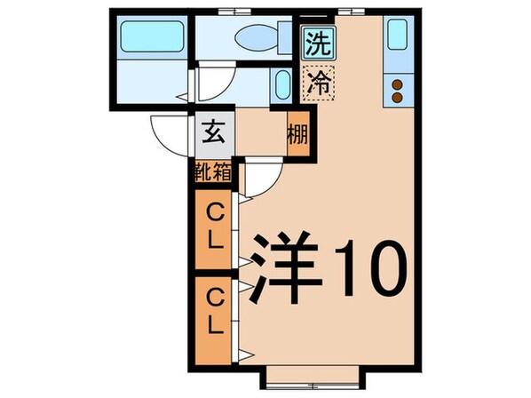 フロイデ大岡山の物件間取画像